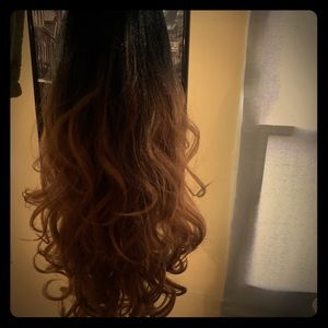 Half wig ombre 18inch